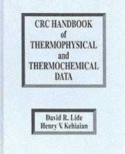 Cover of CRC handbook of thermophysical and thermochemical data by David R. Lide