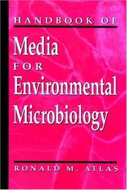 Cover of Handbook of media for environmental microbiology by Ronald M. Atlas