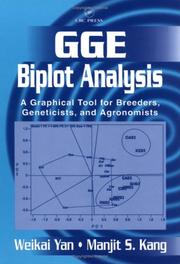 Cover of GGE biplot analysis by Weikai Yan