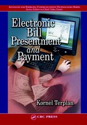 Cover of Electronic Bill Presentment and Payment by Kornel Terplan
