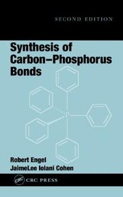 Cover of Synthesis of carbon-phosphorus bonds by Robert Engel
