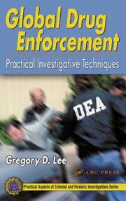 Cover of Global Drug Enforcement by Gregory D. Lee