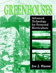 Front cover of Greenhouses by Joe J. Hanan