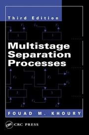 Cover of Multistage separation processes by Fouad M. Khoury