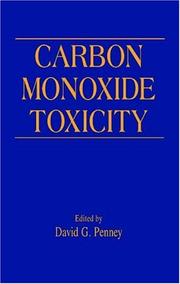 Front cover of Carbon Monoxide Toxicity by David G. Penney