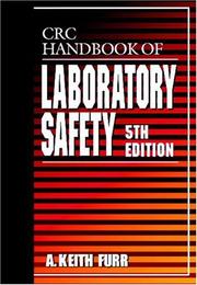 Front cover of CRC handbook of laboratory safety by A. Keith Furr