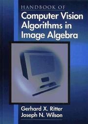 Front cover of Handbook of computer vision algorithms in image algebra by G. X. Ritter