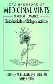 Cover of CRC handbook of medicinal mints (Aromathematics) by Stephen M. Beckstrom-Sternberg