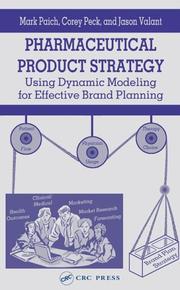 Cover of Pharmaceutical product strategy by Mark Paich