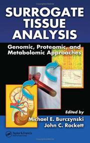 Cover of Surrogate tissue analysis by Michael E. Burczynski
