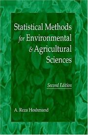Cover of Statistical methods for environmental & agricultural sciences by A. Reza Hoshmand