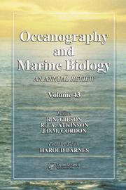Front cover of Oceanography and marine biology by R. N. Gibson