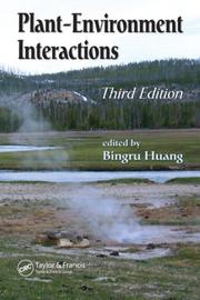 Cover of Plant-environment interactions by Bingru Huang