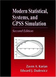 Cover of Modern statistical, systems, and GPSS simulation by Zaven A. Karian