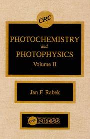 Cover of Photochemistry and Photophysics, Volume II by Jan F. Rabek