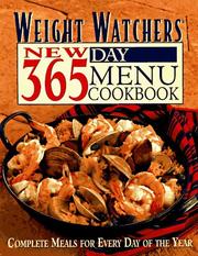 Cover of Weight Watchers new 365-day menu cookbook by Weight Watchers International