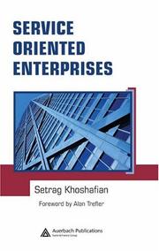 Cover of Service Oriented Enterprises by Setrag Khoshafian