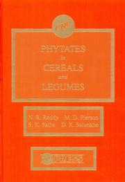 Front cover of Phytates in cereals and legumes by Merle D. Pierson