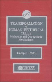 Front cover of Transformation of human epithelial cells by George E. Milo