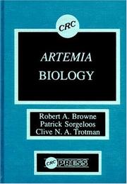 Front cover of Artemia biology by Robert A. Browne
