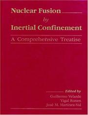 Front cover of Nuclear fusion by inertial confinement by Guillermo Velarde