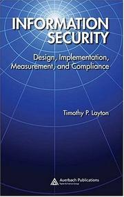 Cover of Information Security by Timothy P. Layton