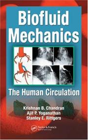 Cover of Biofluid mechanics by K. B. Chandran