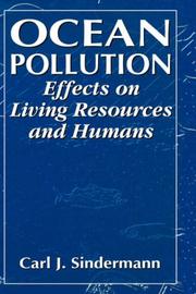 Cover of Ocean Pollution by Carl J. Sindermann
