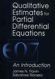 Cover of Qualitative estimates for partial differential equations by James N. Flavin