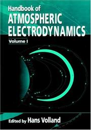 Front cover of Handbook of atmospheric electrodynamics by Hans Volland