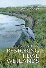 Front cover of Handbook for Restoring Tidal Wetlands by Joy B. Zedler