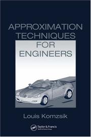 Cover of Approximation Techniques for Engineers by Louis Komzsik
