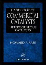 Front cover of Handbook of Commercial Catalysts by Howard F. Rase