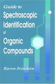 Front cover of Guide to spectroscopic identification of organic compounds by Karen Feinstein