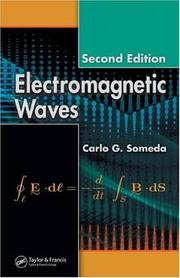Cover of Electromagnetic waves by Carlo G. Someda