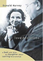 Cover of Lovedecisions by Donald R. Harvey