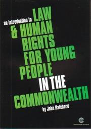 Cover of Introduction to law & human rights for young people in the Commonwealth by John Hatchard