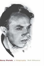 Cover of Harry Partch by Bob Gilmore