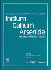 Front cover of Properties of lattice-matched and strained indium gallium arsenide by Pallab Bhattacharya