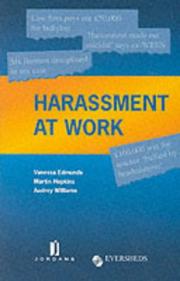 Cover of Harassment at work by Vanessa Edmunds