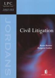 Cover of Civil litigation by Browne, Kevin LL.B.