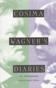 Cover of Tagebücher by Cosima Wagner