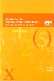 Cover of Introduction to Pharmaceutical Calculations by Judith A. Rees