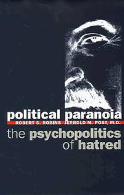 Cover of Political paranoia by Robert S. Robins