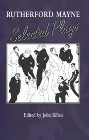 Cover of Rutherford Mayne by Mayne, Rutherford