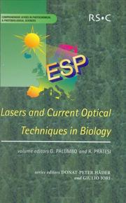 Front cover of Lasers and current optical techniques in biology by R. Pratesi