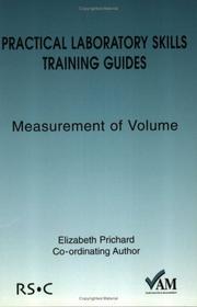 Cover of Measurement of volume by E. Prichard