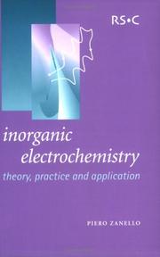 Front cover of Inorganic electrochemistry by Piero Zanello