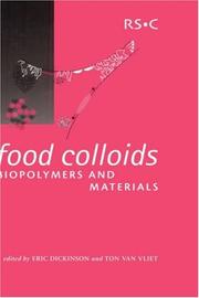 Front cover of Food Colloids, Biopolymers and Materials (Special Publication (Royal Society of Chemistry (Great Britain))) by Unknown