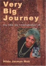 Front cover of Very big journey by Hilda Jarman Muir